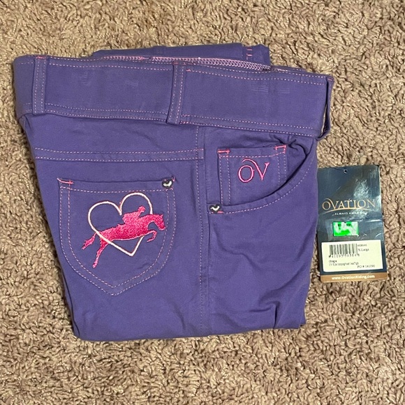 Kid’s Knee Patch Jumping Breeches - Picture 1 of 4